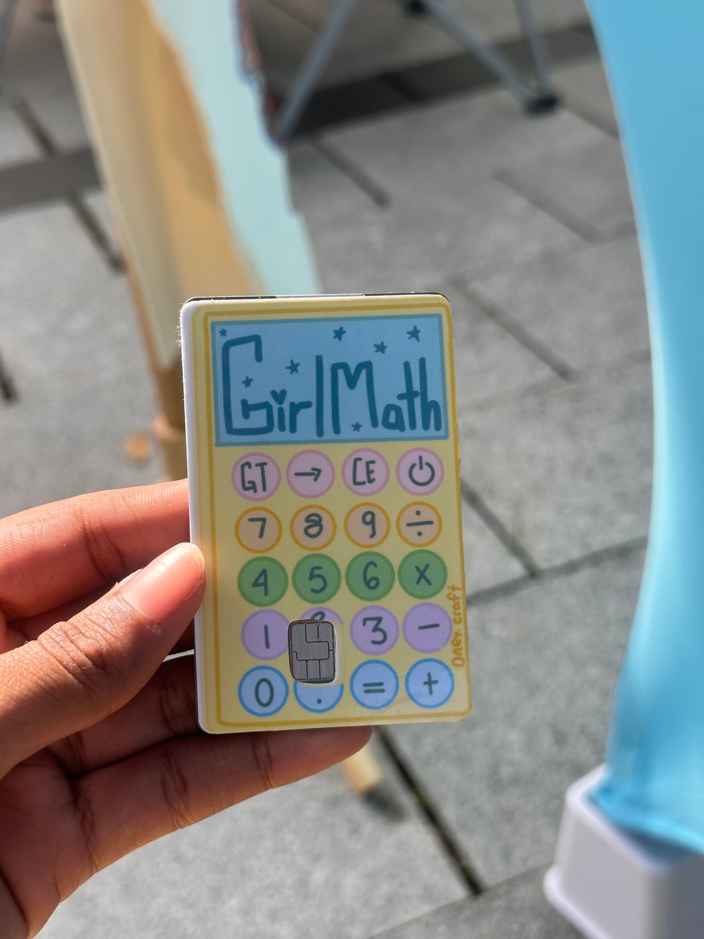 Girl math Card ⭐️