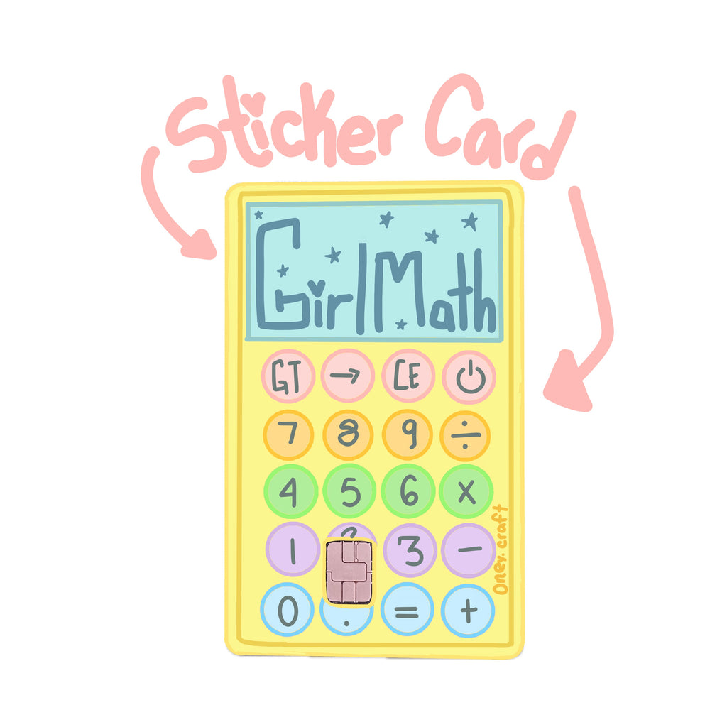 Girl math Card ⭐️