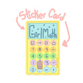 Girl math Card ⭐️